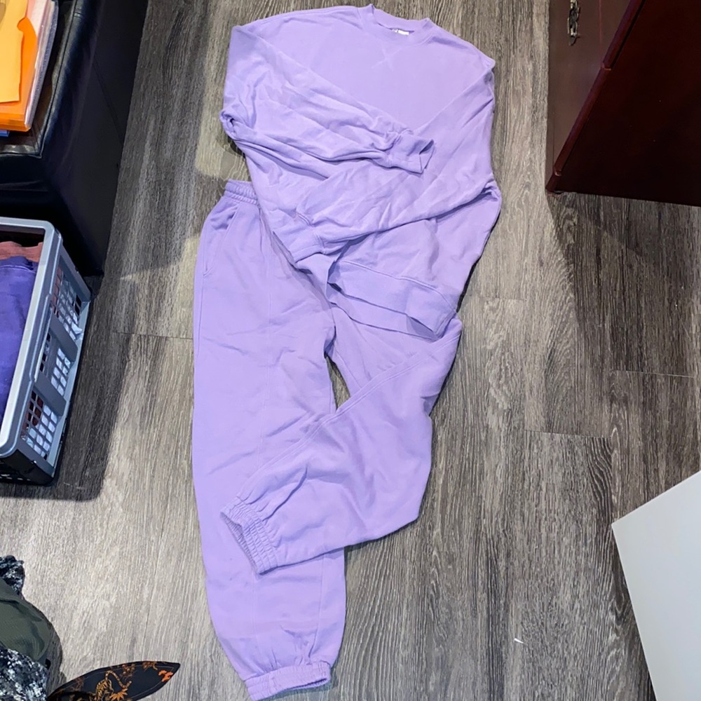 Matching purple set